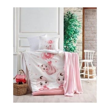 Kristal Babies Pink Bebek Nevresim Takımı
