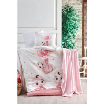 Kristal Babies Pink Bebek Nevresim Takımı