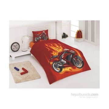 Kristal Motokros Ranforce Tek Kişilik Nevresim Takımı