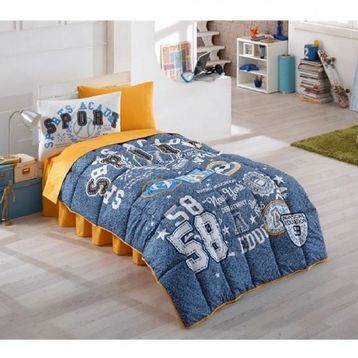 Kristal Sporty Mavi Ranforce Genç Uyku Seti