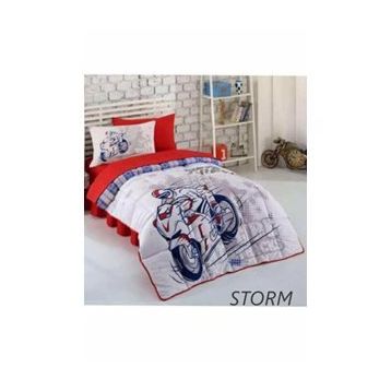 Kristal Storm Ranforce Tek Kişilik Genç Erkek Odası Araba Denizci Uyku Seti