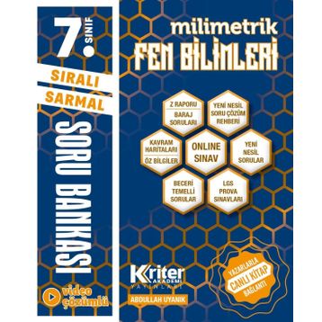 Kriter Akademi 7. Sınıf Fen Bilimleri Soru Bankası