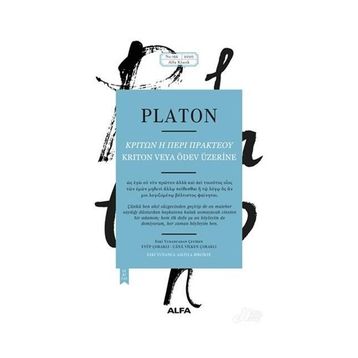 KRITON ÖDEV ÜZERİNE - AHLAKA DAIR - PLATON(EFLATUN)