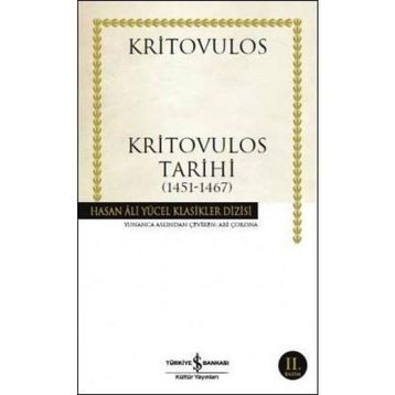 Kritovulos Tarihi (1451-1467) İş Bankası Kültür Yayınları