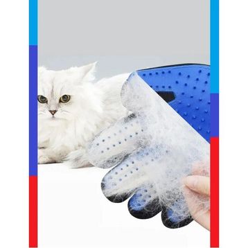 Krizantem Mavi Kedi Köpek Tüy Toplama Tüy Tarama Eldiveni