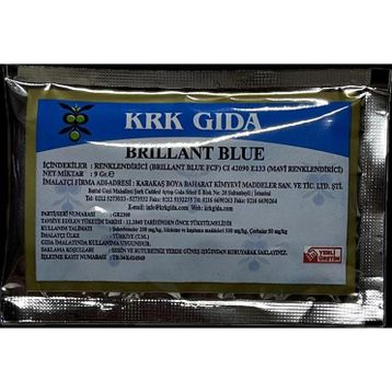 Krk Gıda 9 gr Indigo Carmine Koyu Mavi Gıda Boyası