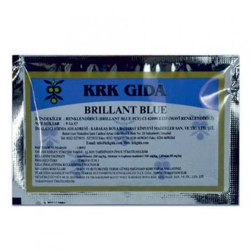 Krk Gıda 9 gr Indigo Carmine Koyu Mavi Gıda Boyası