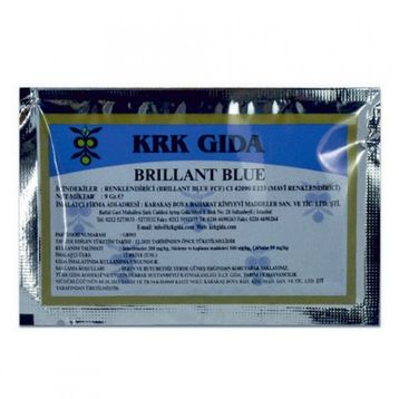 Krk Gıda 9 gr Indigo Carmine Koyu Mavi Gıda Boyası