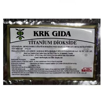 Krk Gıda 9 gr Toz Beyaz Renklendirici Gıda Boyası