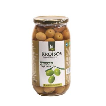 Kroisos 600 gr Çizik Yeşil Zeytin