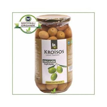 Kroisos 600 gr Çizik Yeşil Zeytin