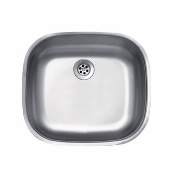 Kromevye EC 102 D Tezgahaltı Kare Eviye