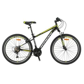 Kron Vortex 4.0 24 Jant 21 Vites V-Fren Çelik Siyah Sarı Vitesli Çocuk Bisikleti