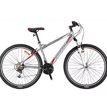Kron Vortex 4.0 V Fren 29 Jant 21 Vites 18" Mat Füme Kırmızı Gri Dağ Bisikleti