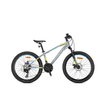 Kron XC 75 24 Jant 21 Vites 13K MD Mat Gri Neon Sarı Dağ Bisikleti