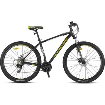 Kron XC 75 29 Jant Mekanik Disk Profesyonel Shimano Kelebek Vites Mat Siyah Sarı Dağ Bisikleti