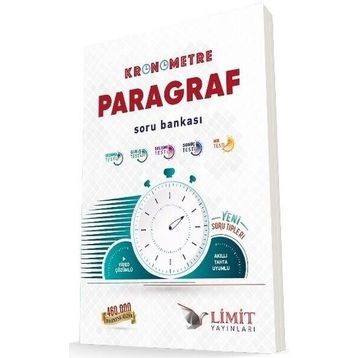Kronometre Paragraf Soru Bankası Kolektif Limit Yayınları