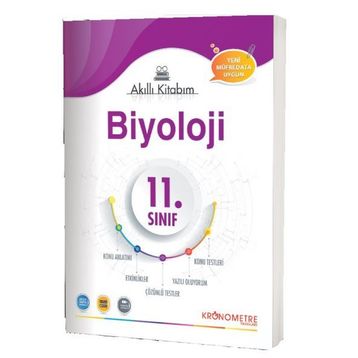 Kronometre Yayınları 11. Sınıf Biyoloji Akıllı Kitabım