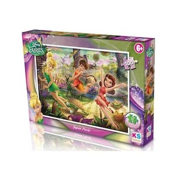 Ks 100 Parça Fairies Puzzle