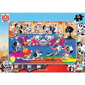 KS 101 Dalmation 24 Parça Frame Puzzle