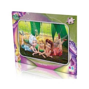 KS 24 Parça Fairies Frame Puzzle
