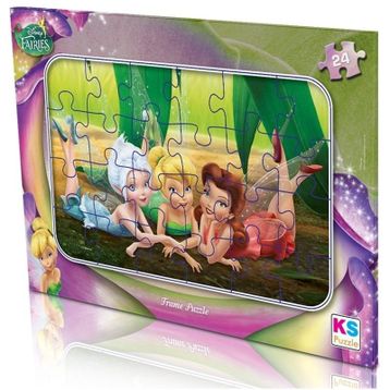 KS 24 Parça Fairies Frame Puzzle