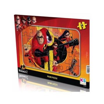 KS 24 Parça Incredibles Frame Puzzle