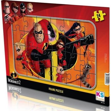 KS 24 Parça Incredibles Frame Puzzle