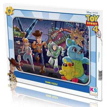 KS 24 Parça Toy Stoty Frame Puzzle
