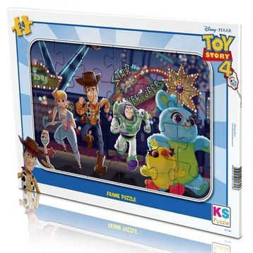 KS 24 Parça Toy Stoty Frame Puzzle