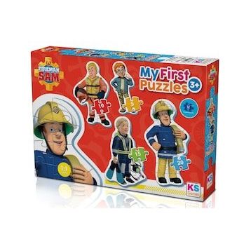 Ks Baby Fireman Sam My First Puzzle 4 In 1 Çerçevesiz Puzzle