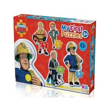 Ks Baby Fireman Sam My First Puzzle 4 In 1 Çerçevesiz Puzzle
