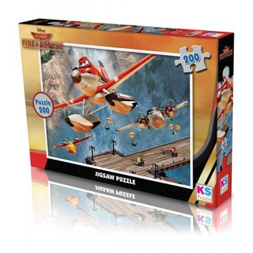 KS Disney Planes 200 Parça Çocuk Puzzle