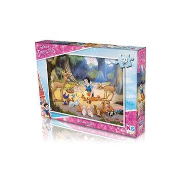 KS Disney Princess 50 Parça Çocuk Puzzle