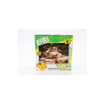 KS Games 100 Parça Animal Planet Lonewolf Puzzle