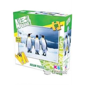 KS Games 100 Parça Animal Planet Penguins Puzzle