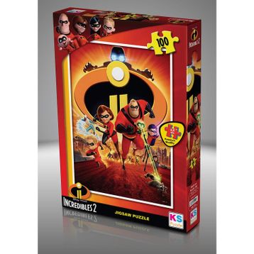 KS Games 100 Parça Incredıbles Puzzle