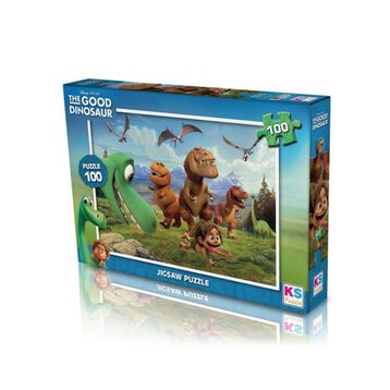 Ks Games 100 Parça İyi Dinazor Çocuk Puzzle