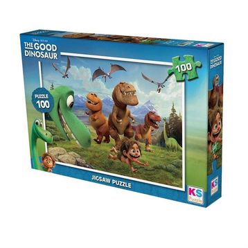 Ks Games 100 Parça İyi Dinazor Çocuk Puzzle