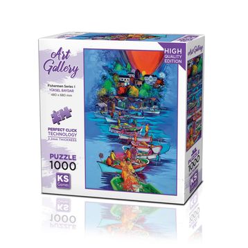 KS Games 1000 Parça Balıkçılar Serisi I Puzzle