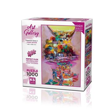 KS Games 1000 Parça Balıkçılar Serisi II Puzzle