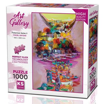 KS Games 1000 Parça Balıkçılar Serisi II Puzzle