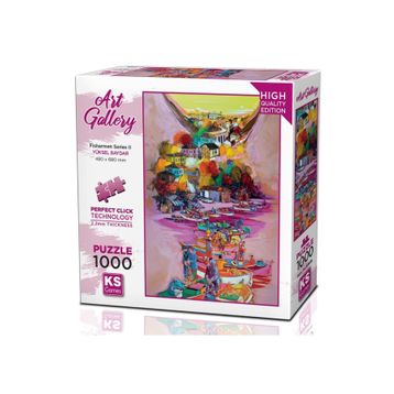KS Games 1000 Parça Balıkçılar Serisi II Puzzle