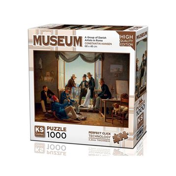 KS Games 1000 Parça Danimarkalı Sanatçılar Romada Puzzle