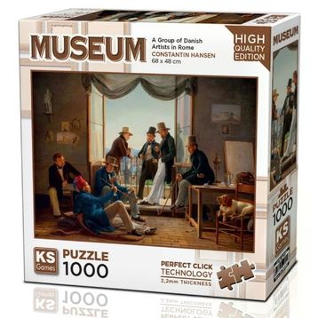 KS Games 1000 Parça Danimarkalı Sanatçılar Romada Puzzle