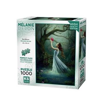 KS Games 1000 Parça Kırmızı Çiçek Puzzle