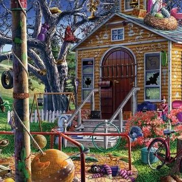 KS Games 1000 Parça Lonely House Puzzle