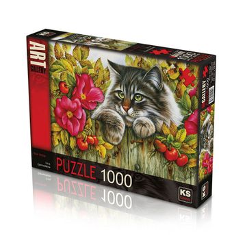 KS Games 1000 Parça Rose Hedge Puzzle