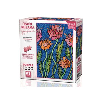 KS Games 1000 Parça Yaz Çiçekleri Puzzle