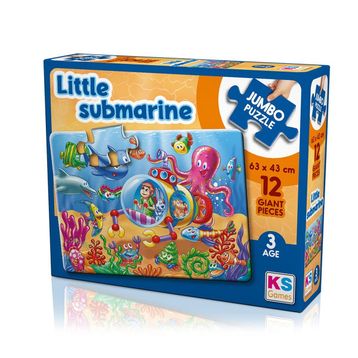 Ks Games 12 Parça Little Submarine Jumbo Boy Puzzle